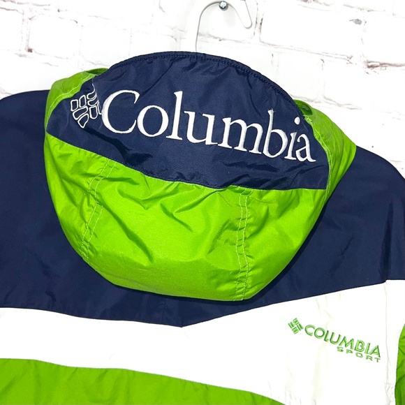 🚫SOLD! •💚VINTAGE 80s-90s |•COLUMBIA•| Fully Lined Kanga Pocket Jacket💚 - Picture 3 of 16